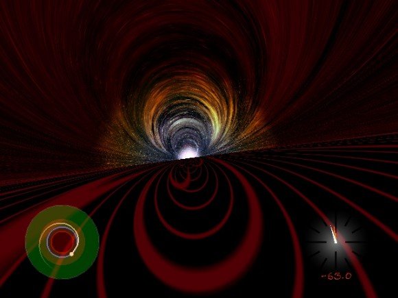 Vistas desde el interior de un agujero negro