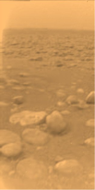 Primera  Foto de Titán en Color